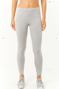 Active Heathered Knit Leggings - zoom in look