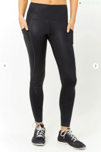 Active Stretch-Knit Leggings - front view zoom