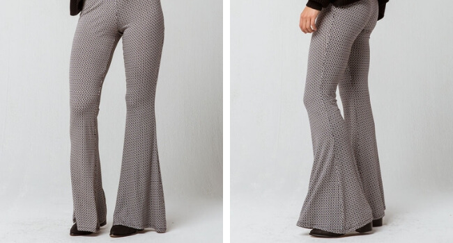 IVY & Main flared pants - Dotted