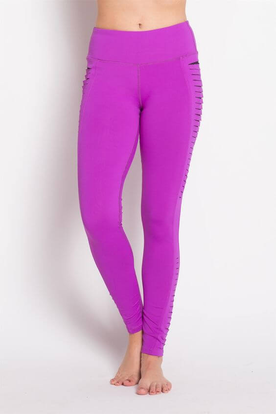 leggings in purple