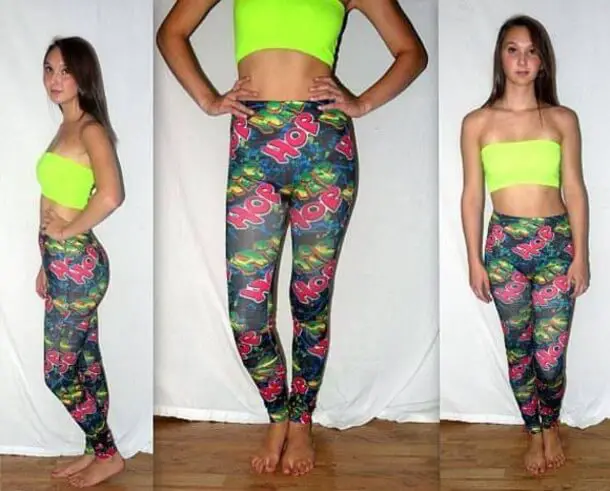 90s style leggings not so trendy now