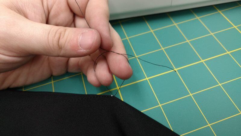 How to repair a hole in leggings 
