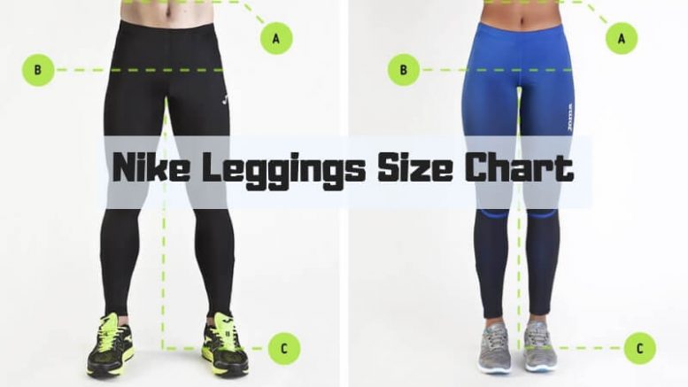 bon sieraden kip Nike Leggings Size Chart - How To Measure Your Waist And Hips