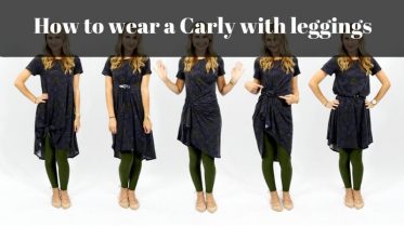 how to wear a carly with leggings